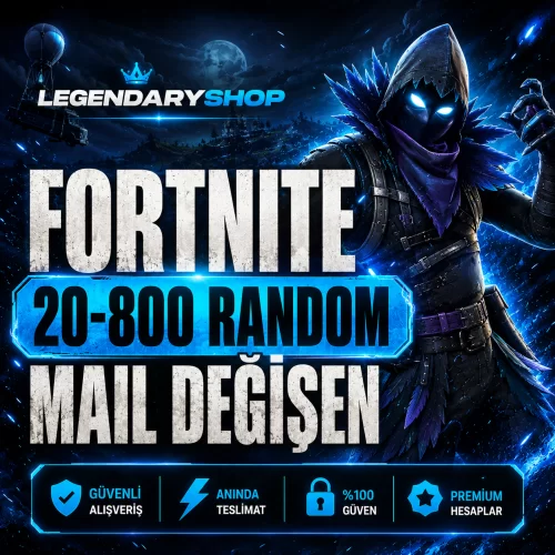  ⭐ 20-850 SKİN FORTNİTE MAİL DEĞİŞEN HESAP⭐